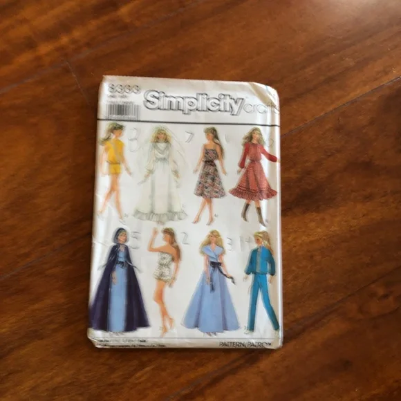 Fashion Doll clothing sewing patterns vintage - Picture 3 of 6